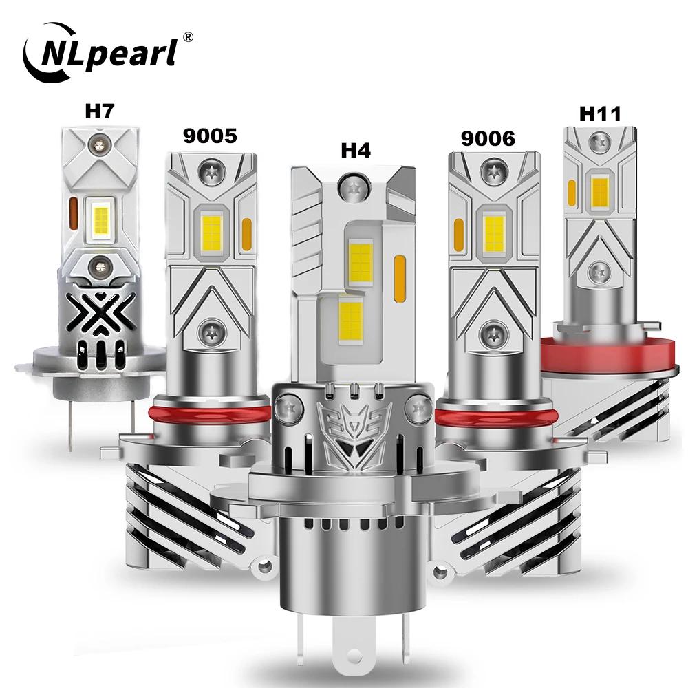 Nlpearl ڵ 工 LED , ̴  120W 24000LM 6000K CSP, 12V ڵ ̿ ͺ , H1 H3 Ʈ ŰƮ, H11 H7 H4